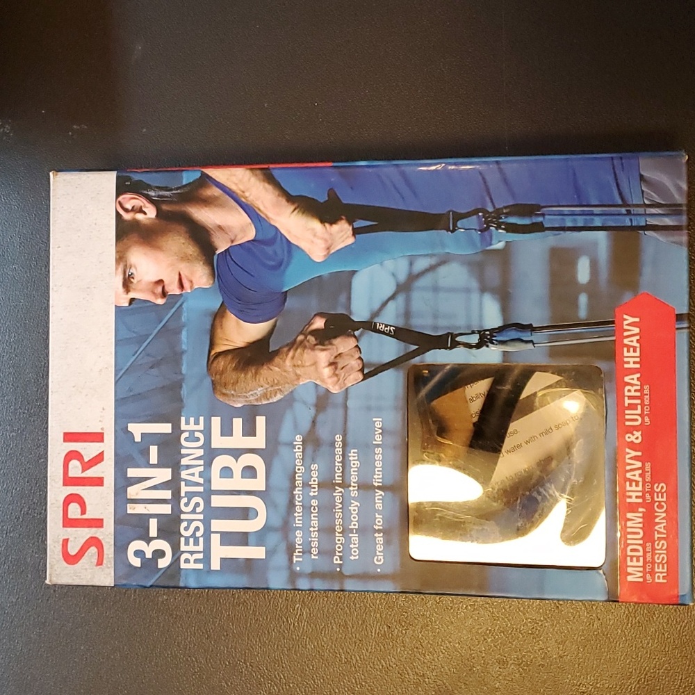 SPRI 3-in-1 Resistance Tube